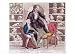 Caricature of William Pitt the Younger and Gustav IV Adolf Visiting Sr. Franz Joseph Gall 1806 Giclee Poster Print by French School, 24x18