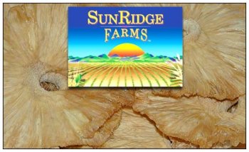Organic Pineapple Rings--12 5 oz. bags by SunRidge Farms