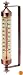 Chaney Instrument 10-3/4-Inch Weathered Copper Tube Thermometer