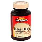 Sundown Mega-Energy, 60 Tablets (Pack of 2)