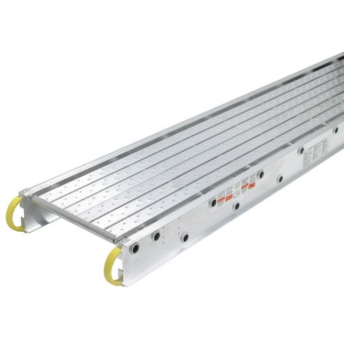 Werner 2516W 500-Pound Duty Rating 2-Person Aluminum Stage, 20-Inch-by-16-Foot