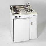 Avanti CK301 30 Complete Compact Kitchen with 3.8 cu. ft. Refrigerator - White