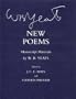 New Poems: Manuscript Materials (The Cornell Yeats)