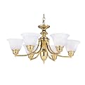 Orleans 6-Light Chandelier - Brass
