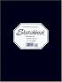 Sketchbook Navy Blue cover, 8 1/4 x 11