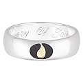 Personalized Sterling Silver Memorial Engraved Message Band