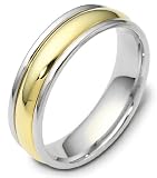 6mm traditional wedding band ring (Titanium)