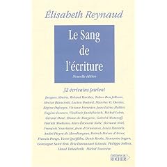 Le sang de l'�criture