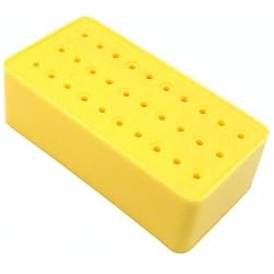 30 Hole Bur Holder Jewelers Bench Rotary Tools 1/8"