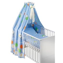 Schardt 13402 1/601 - Bett-Set 4-teilig, Dessin: 1/601 Sch�fchen blau