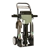 HITACHI H90SEKIT4 1-1/8 Hex 70 lb Breaker Kit with Cart and Demolition Bits