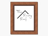 Review The Rusty Roof  / Studio Walnut Picture Frame-Solid Wood-New, 8x20