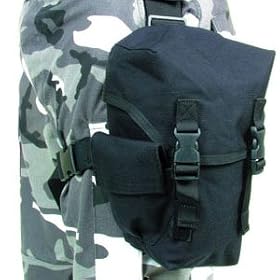 Omega Gas Mask Pouch, Black by Gas Mask