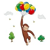 RoomMates RMK1082GM Curious George Peel & Stick Giant Wall Decal
