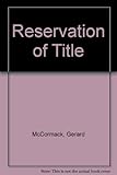 Reservation of title
