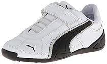 PUMA Tune Cat B 2 V Kids Sneaker (Toddler/Little Kid/Big Kid) , White/Black, 4 M US Toddler

