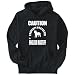 Hoodie Mens Black  NEW  PROTECTED BY English Mastiff  PARKING SIGN  Dogs