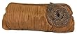 Hard shinny satin pleaded material , fully beaded rose decore- Evening Bag - Raquel Bag