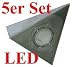 5er Set LED Unterbauleuchte Downlight Unterbaulampe mit Trafo