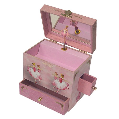 Ballerina Treasure Music Box