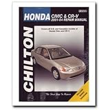 Chilton Repair Manuals - Honda Civic (2001-04) and CR-V (2002-04) Repair Manual (30203)