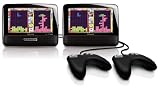 Produkt-Bild: Philips PD7032T/12&nbsp; tragbarer DVD-Player mit 2 Bildschirmen (18 cm (7,1 Zoll) LCD Display, DivX, PowerResume, Video CD, Gaming-Funktion)