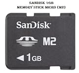 Sandisk 1GB Memory Stick Micro (M2) with Adaptor