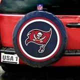 Tampa Bay Buccaneers NFL Spare Tire Cover by Fremont Die (Black)