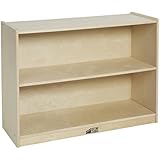 ECR4Kids Birch 2 Shelf Storage Cabinet, Natural