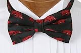 Arkansas Bow Tie - University of Arkansas Black Pre-Tied Bowtie with Razorback Logo