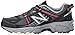 New Balance Women's WT410V4 Trail Shoe, Black/Pink, 8 B US