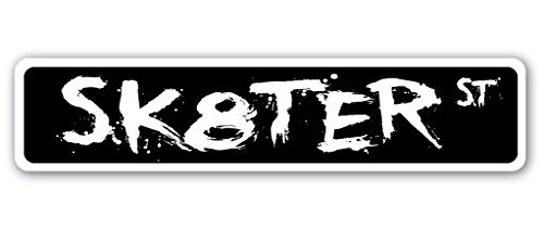 SK8TER Street Sign skateboard skates boi skateboarding