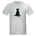 Labrador Retriever Ash Grey T-Shirt Pets Light T-Shirt by CafePress