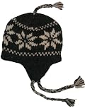 Authentic Soul Wool Ear Flap Sherpa Ski Grey Crochet Hat Beanie