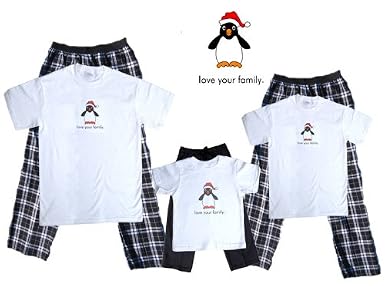 South Pole Penguin Family Matching Christmas Pajamas