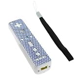 41KQXyA PIL. SL160  Retail Packing Nintendo Wii Remote Controller Protector Sticker Sheet with Wrist Strap   Purple Bling by Bargaincell