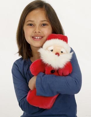 Childrens Toyshop  Toys : Father Christmas Santa Claus Glove Puppet