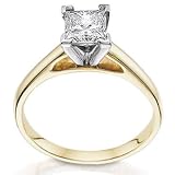 Premiere Certified Princess Diamond Solitaire 1ct