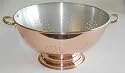 Monilisa Copper Standing Colander 30cm