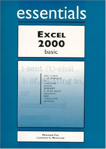 excel 2000 essentials basic essentials series for office 2000