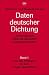 Daten deutscher Dichtung. Chronologischer ...