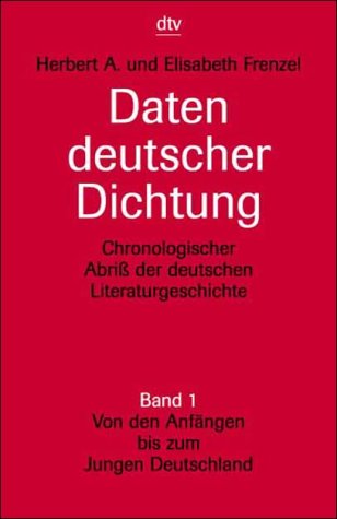 Daten deutscher Dichtung