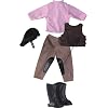 G�tz Puppenmanufaktur 34 01553 - Reitbekleidung-Set f�r 46-50 cm Stehpuppen, 7-teilig