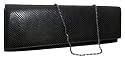Bellina - Gorgeous forest green suede and embossed leather asymmetric clutch bag