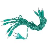 Knorr Prandell - Lichterkette, grün, Länge 5,85 m, 20 Lichter