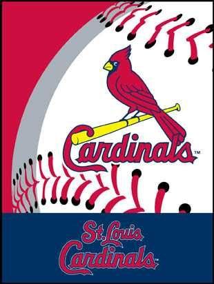 Buy Biederlack Grand Slam Cardinals Raschel Blanket by Biederlack