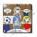 Soccer Moms - 12 Inch Ceramic Tile