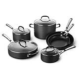 Simply Calphalon Nonstick Hard-Anodized 10-Piece Cookware Set