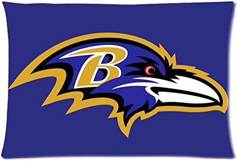 Ulive 2015 Top Selling Home Decor Custom Nfl Team Baltimore Ravens Custom Throw Pillow Case Best New Year Gift 20X30 Inch 2 Sides