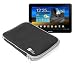Custom Fit Black Neoprene Zip Case For Samsung Galaxy Tab 10.1 P7500 By DURAGADGET